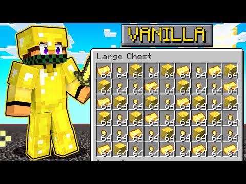 FARM DI ORO INFINITO *SEMPLICE* - MINECRAFT VANILLA ITA EP.28