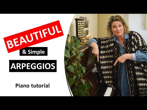 BEAUTIFUL & Simple ARPEGGIOS! (Awesome intermediate tutorial for both hands)
