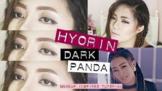 HyoRin 효린 - Dark Panda 다크팬더 MV Makeup Tutorial