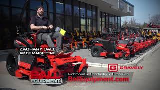 Gravely Zero-Turn Summer Sale at Ball Equipment