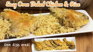 Oven Baked Chicken and Rice Recipe