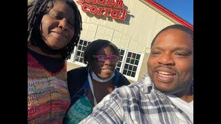 Golden Corral Meal w/ Lil James and Fufu in Raleigh NC #goldencorral #subscribe