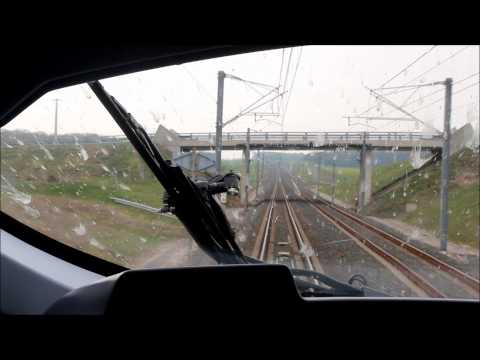DB ICE 3 High Speed Train Führerstandsmitfahrt im ICE [Full HD]
