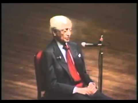 Krishnamurti  Palestra Completa Washington, 1985 10 10