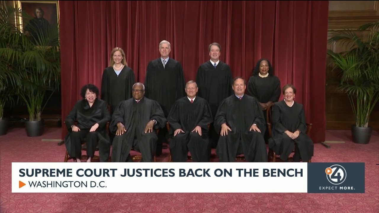 Supreme Court justices back on the bench