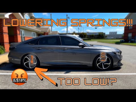 Turn Your Accord Into a Street Racing Machine with Megan Racing Lowering Springs!