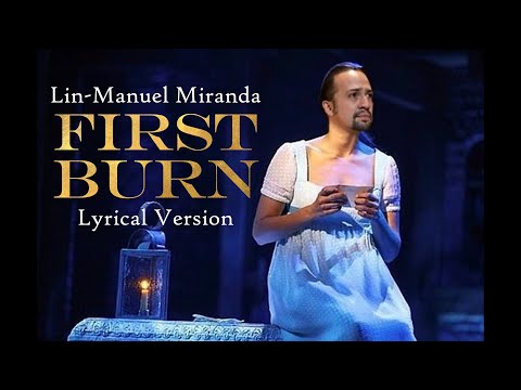 Lin-Manuel Miranda sings First Burn (demo) | HAMILTON MUSICAL | Lyrical Version