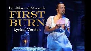 Lin-Manuel Miranda sings First Burn (demo) | HAMILTON MUSICAL | Lyrical Version