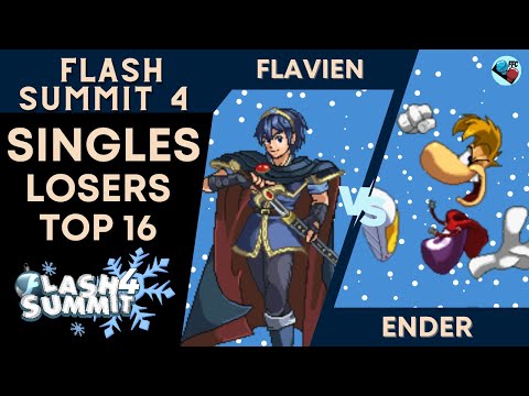 Flavien (Marth) vs SC Ender (Rayman) - SSF2 Losers Top 16 - Flash Summit 4