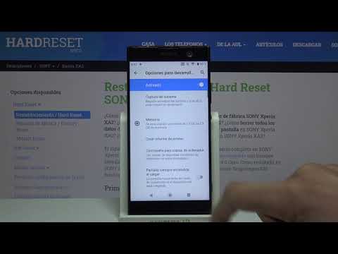 Cómo activar opciones de desarrollador en SONY Xperia XA2 - modo desarrollador