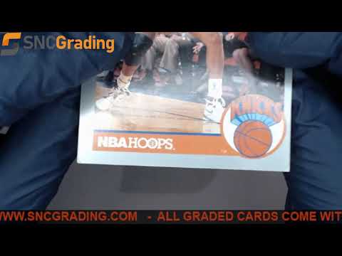 SNC Grading:1990 NBA HOOPS MARK JACKSON #205 BASE SET REVIEW(1635794512593)