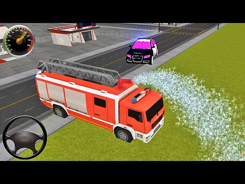 Fire Truck Rescue Simulator 3D -  Firefighter Emergency Truck Driver #3 - Android Gameplay
