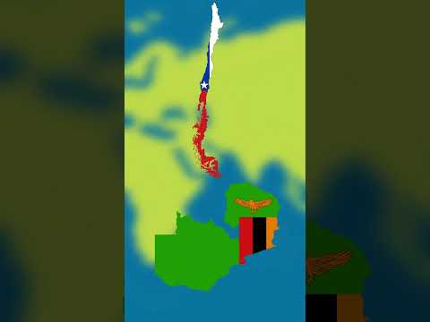 Zambia is WAY bigger than you think #shorts