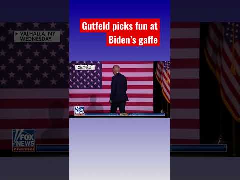 , title : 'Gutfeld ROASTS Biden as a ‘confused fossil’ #shorts'