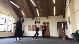 Sai thari baja eutai tala dance rehearsal Miss UK Nepal