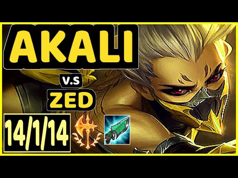 SERTUSS (AKALI) vs ZED - 14/1/14 KDA MID CHALLENGER GAMEPLAY - EUW