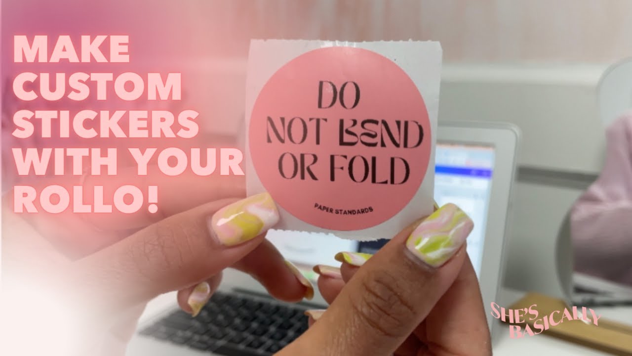 Watch video Creating Custom Stickers with a Rollo Thermal Printer | Entrepreneurship | Small Business Hacks Now Creating Custom Stickers with a Rollo Thermal Printer | Entrepreneurship | Small Business Hacks