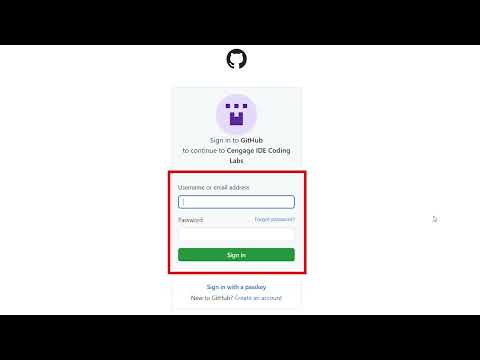 Github In Mindtap Authorize Github To Access Coding Labs