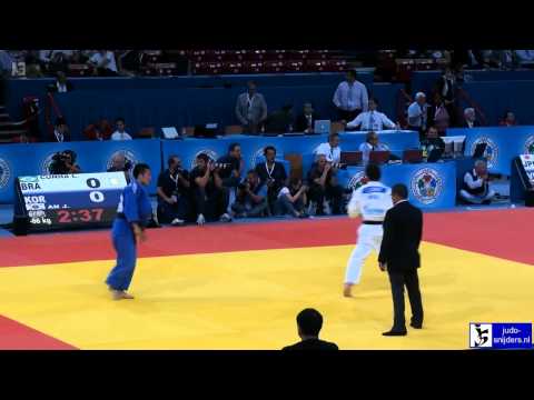 Judo 2011 World Championships Paris: Cunha (BRA) - An (KOR) [-66kg]