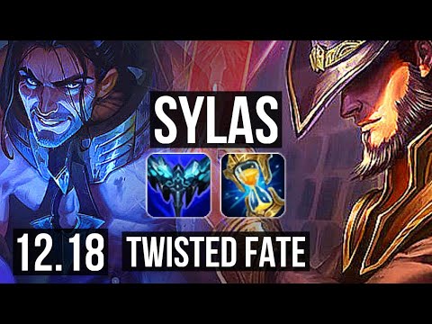 SYLAS vs TF (MID) | 10/1/9, Godlike, 300+ games | EUW Master | 12.18