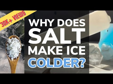 WHY DOES SALT MAKE ICE COLDER? LEARN THIS AMAZING PHENOMINA WITH THE HELP OF A SIMPLE EXPERIMENT.