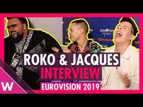Roko & Jacques (Croatia) interview @ Eurovision 2019 first rehearsal