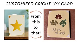 How to customize a Cricut Joy card