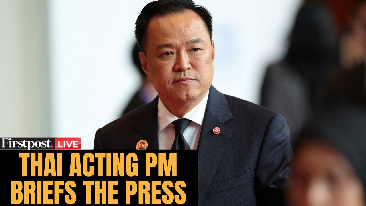 LIVE: Thai Acting PM Anutin Charnvirakul Holds News Conference After Call With US President Trump