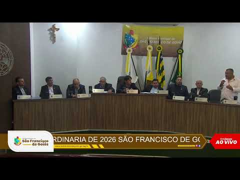 59ª SESSÃO ORDINÁRIA DE 2026 - SÃO FRANCISCO DE GOIÁS