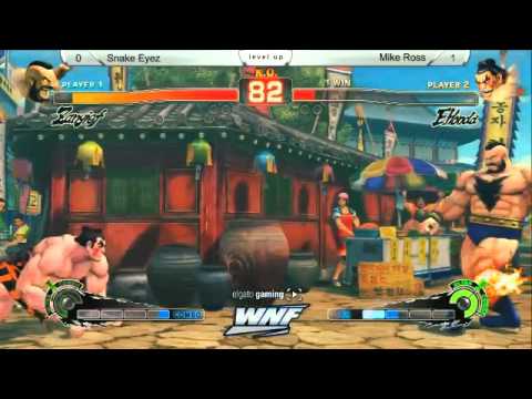 Snake Eyes (Zangief) vs Mike Ross (E. Honda) WNF - Super Street Fighter 4 AE2012