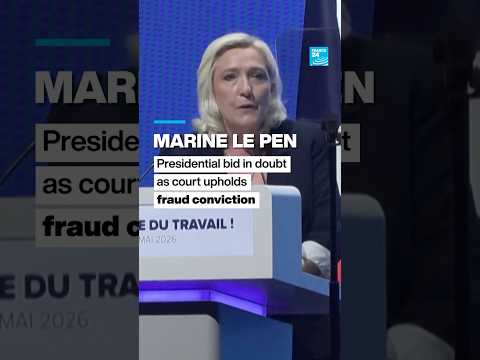 Marine Le Pen: Presidential bid in doubt as court upholds fraud conviction