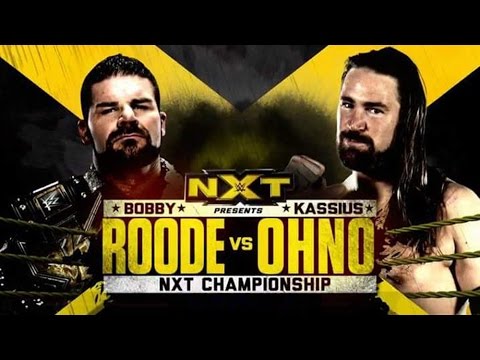 NXT 15/3/2017 NXT Championship Match Bobby Roode Vs Kassius Ohno (WWE 2K17)