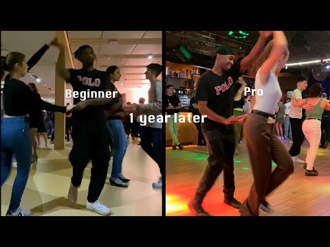 1 year dance progress [Cuban Salsa] - Beginner to pro