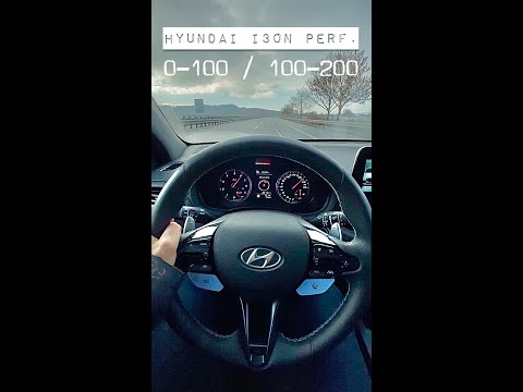 Hyundai i30N Performance 2021 | SOUND | AUTOBAHN 0-100 / 100-200 #shorts