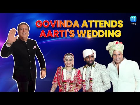 After Mama-Bhanja Rift, Govinda Finally Attends Aarti's Wedding