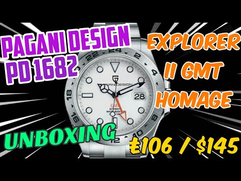 ⭐PAGANI EXPLORER 2 GMT HOMAGE⭐ BRAND NEW PD1682 -UNBOXING | The Watcher