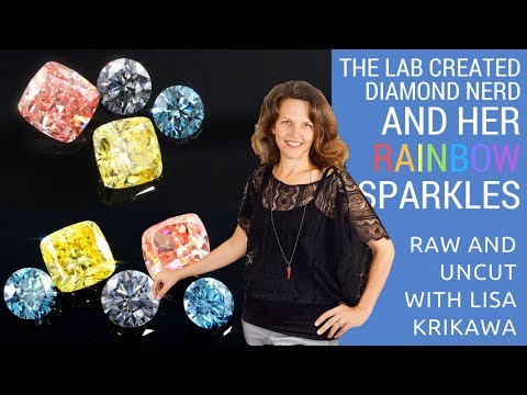 The Lab Created Diamond Nerd and Her Rainbow Sparkles