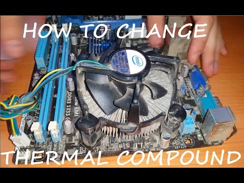 HOW TO CHANGE TERMAL COMPUND ON PROCESSOR socket 775