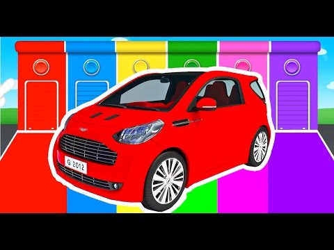Car Colors for Kids - Learning Educational Video & Learn Vechicles - Children Nursery Rhymes