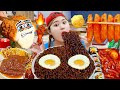 ASMR MUKBANG SKI RESORT FOOD EATING SHOW By HIU 하이유
