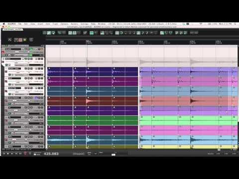 Beat Detective Tutorial in Reaper (faster and easier than Pro Tools)