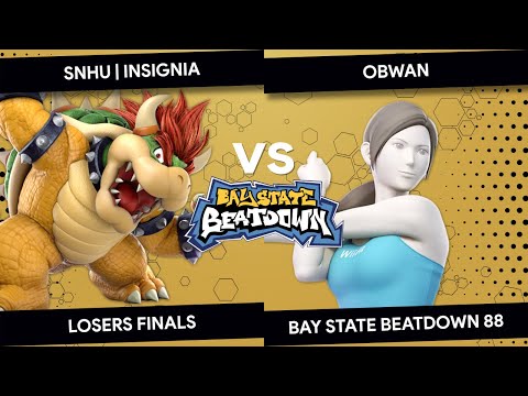 Bay State Beatdown 88 - SNHU | Insignia (Bowser) vs Obwan (Wii Fit Trainer) - Losers Finals