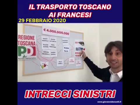 Toscana: governatore Rossi indagato. Intrecci nel trasporto ai francesi, la nostra denuncia