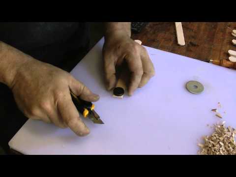 Knifemaker Workshop Tip #57 - Using a guide when trimming leather makes for neater edges