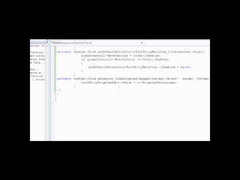 Visual C++ 2008 & 2010 Tutorial: Advanced MIDI Sequencer Part 4 (Requested By HenryGAD)