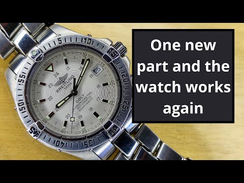 Repair Breitling colt Full service restoration part 2