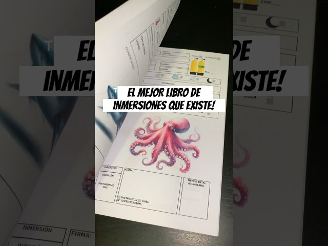 Vídeo relacionado con Libro de Inmersiones: Cuaderno de buceo para registrar 100 inmersiones, equipo, condiciones, vida marina y observaciones