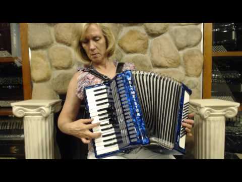 WELTRUB3060BL - Blue Weltmeister Rubin Piano Accordion MM 30 60 $1999