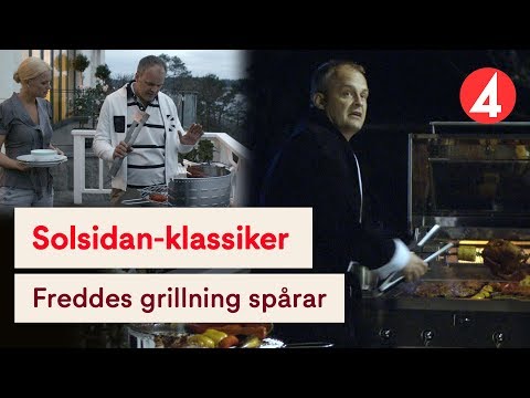 Solsidan -  Freddes grillning spårar ur -  Alla scener 🍖