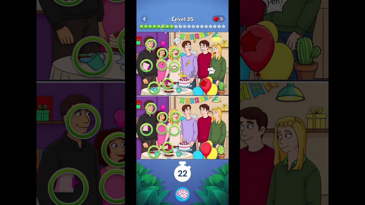 Level 35 Differences - Find & Spot It (Guru Game) #differencesfindspotit